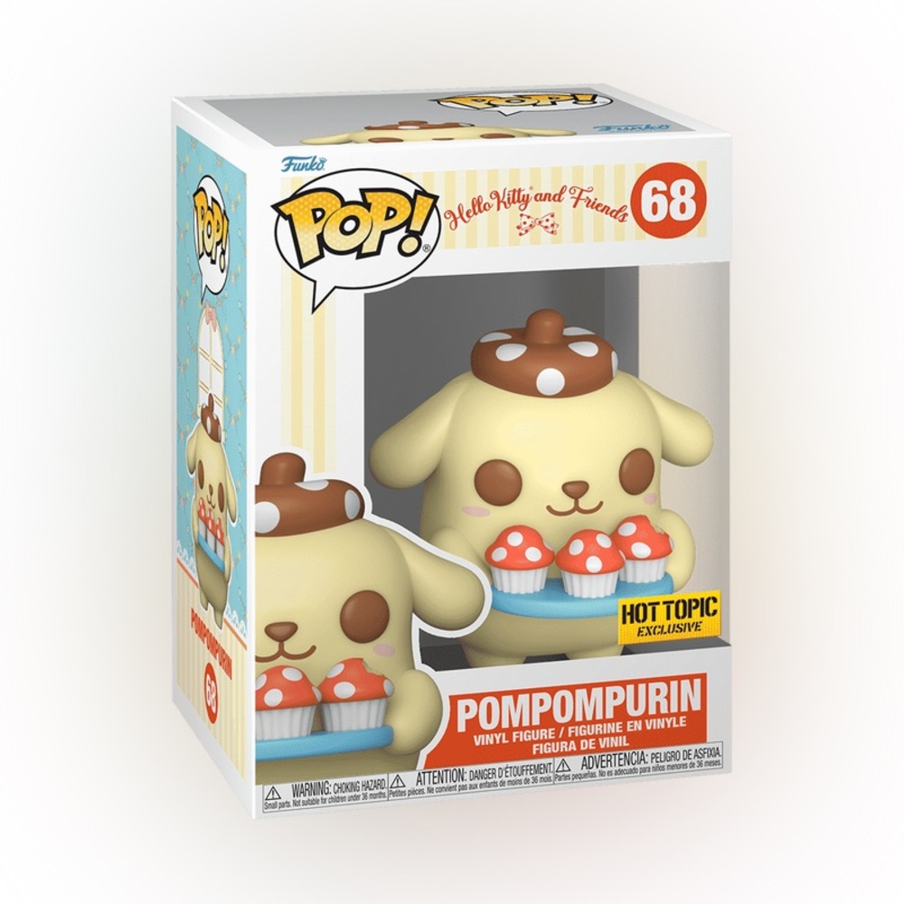 SANRIO Funko Pop! Pompompurin with Cupcakes 68 Hot Topic Exclusive New